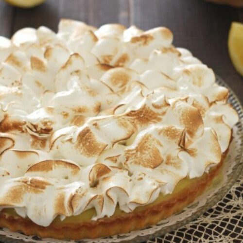 Crostata meringata alla crema limone