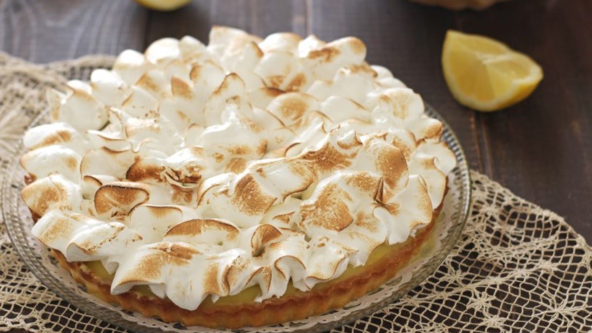 Crostata meringata alla crema limone