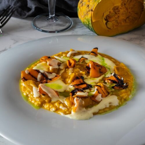 Risotto con zucca e pecorino di Picinisco di Pamela Liccardo